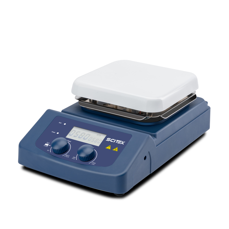 Magnetic Stirrer Hotplate - 380 ° C ホットプレート磁気スターラー、高解像度LCDディスプレイ、ブラシレスDCモーター搭載、実験室用