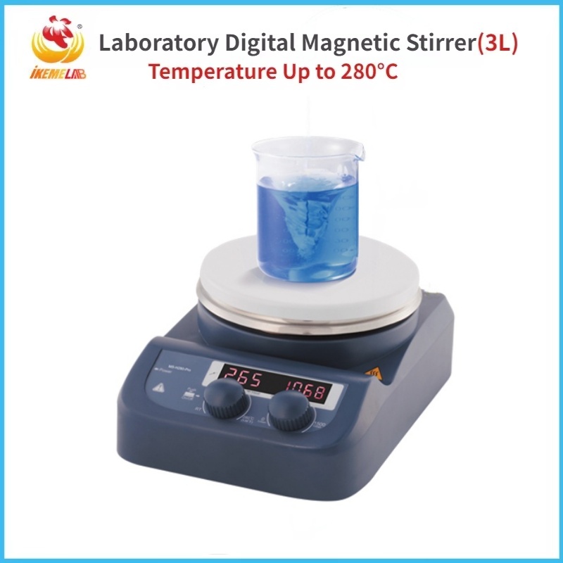 Magnetic Stirrer Hotplate - WEIAI 磁気攪拌機 1500rpm 実験用磁気攪拌機 撹拌棒付き 磁気ミキサー