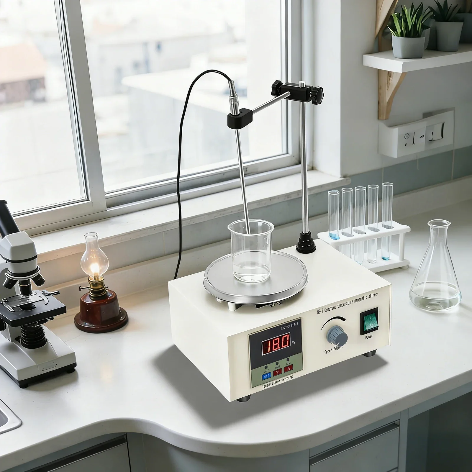 2000ml マグネティックスターラー 加熱プレート付き デ - Magnetic Stirrer Hotplate のレビューと価格