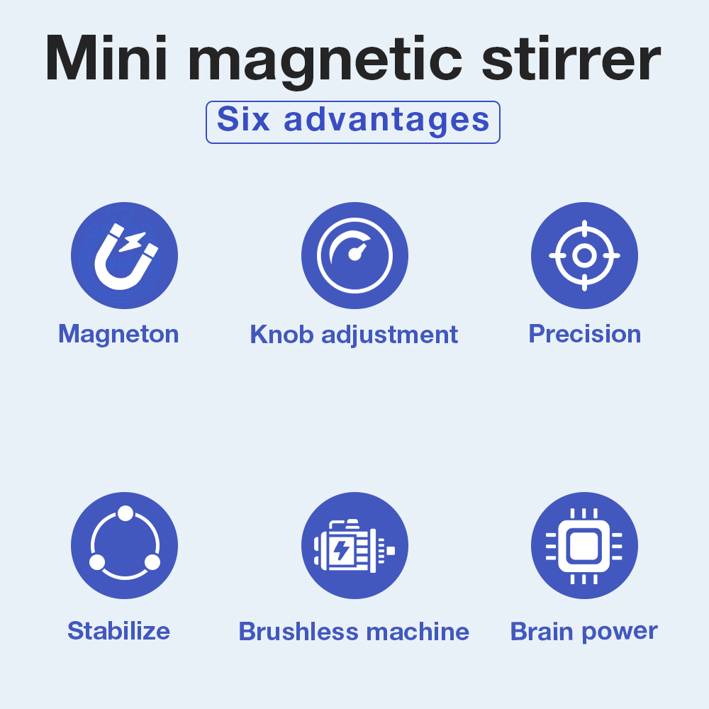 磁気スターラーミニラボスターラーミキサーポータブル液体スター - Magnetic Stirrer Hotplate のレビューと価格