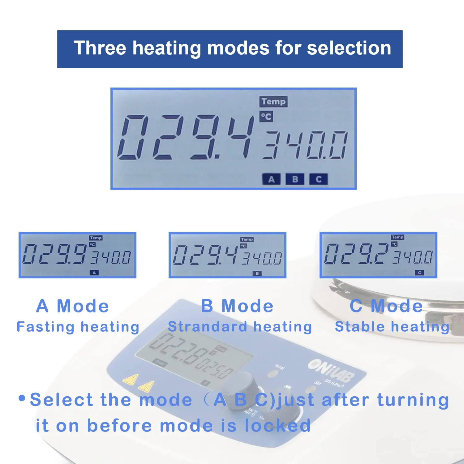 ONiLAB 340C 磁気ホットプレートスターラー、アルミ - Magnetic Stirrer Hotplate のレビューと価格