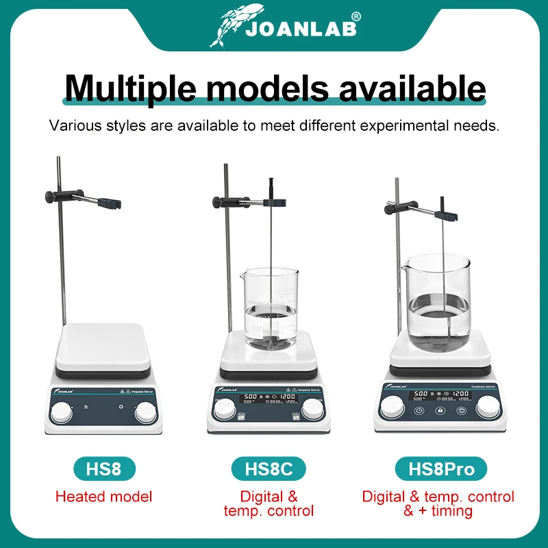 JOANLAB マグネチックスターラー実験室デジタルディスプ - Magnetic Stirrer Hotplate のレビューと価格