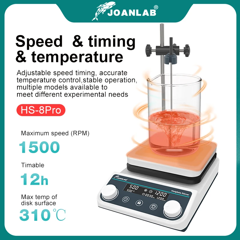 JOANLAB マグネチックスターラー実験室デジタルディスプ - Magnetic Stirrer Hotplate のレビューと価格