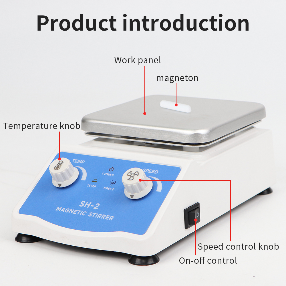 実験室で使用するための調整可能な液体加熱マグネチックスターラ - Magnetic Stirrer Hotplate のレビューと価格