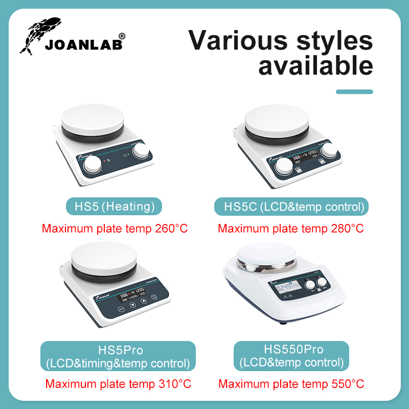 JOANLAB 磁気スターラー加熱スターラー実験室サーモスタ - Magnetic Stirrer Hotplate のレビューと価格