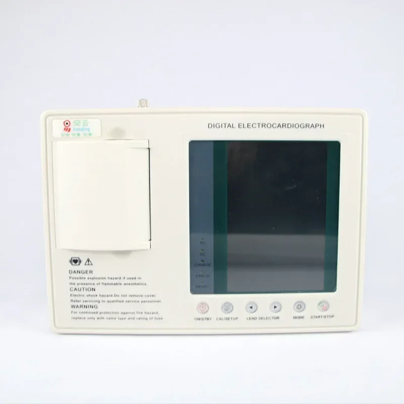 高品質で持ち運び可能な、低価格の3チャンネル12誘導心電計（ - Ekg Ecg Machine Portable のレビューと価格