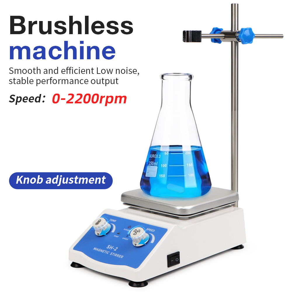 デジタルディスプレイ付き加熱マグネチックスターラー、サーモス - Magnetic Stirrer Hotplate のレビューと価格