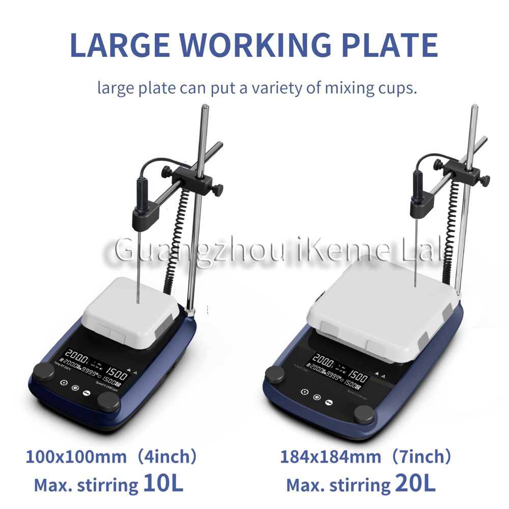 IKEME LCD デジタルディスプレイマグネチックスターラ - Magnetic Stirrer Hotplate のレビューと価格