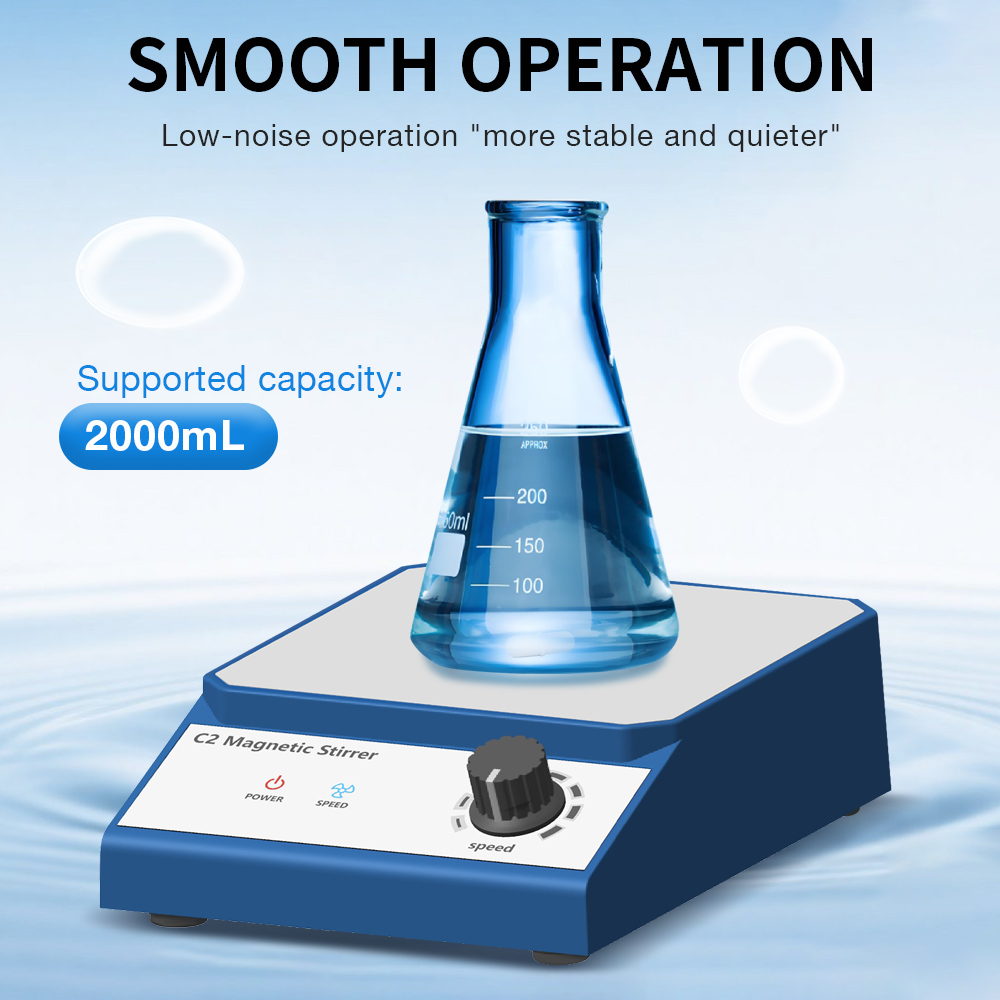 2025年新型 C2 2L 磁気攪拌機 ミキサー 撹拌棒付き - Magnetic Stirrer Hotplate のレビューと価格