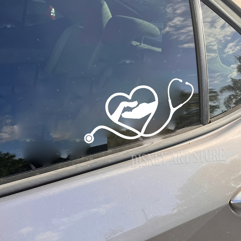 獣医ショップビニール壁ステッカー聴診器手と足デカール車の窓ノ - Medical Lab Logo のレビューと価格