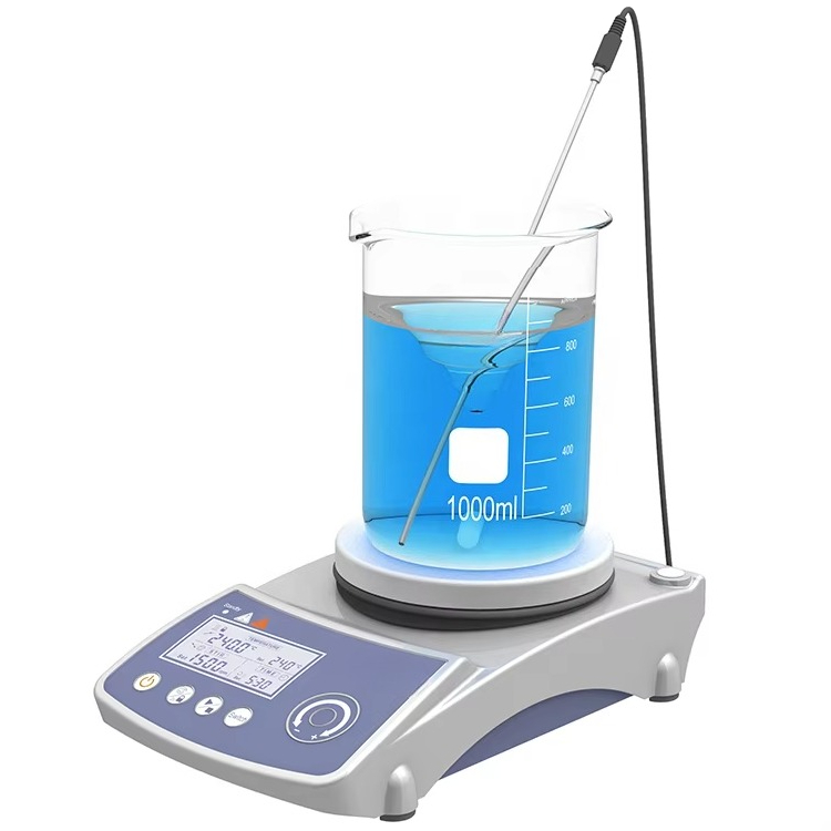 中国工場製 ホットプレート付き磁気攪拌機 LEDディスプレイ - Magnetic Stirrer Hotplate のレビューと価格