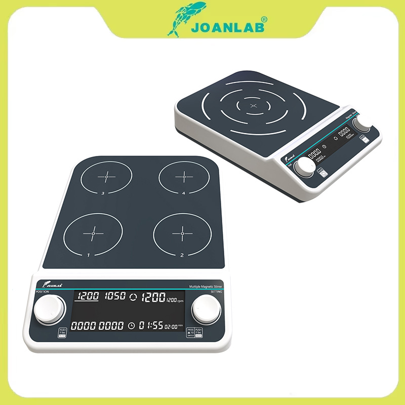 4 ステーション 6 ポジション複数磁気スターラーホットプレ - Magnetic Stirrer Hotplate のレビューと価格