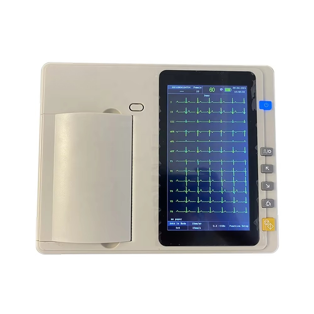 ポータブル12誘導3/6/12チャンネル心電図装置、獣医用電 - Ekg Ecg Machine Portable のレビューと価格