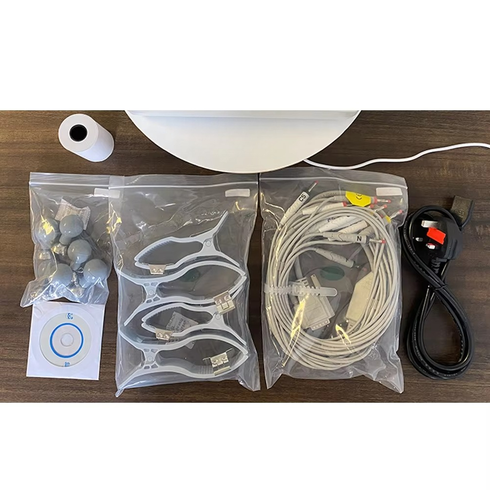 ポータブル12誘導3/6/12チャンネル心電図装置、獣医用電 - Ekg Ecg Machine Portable のレビューと価格