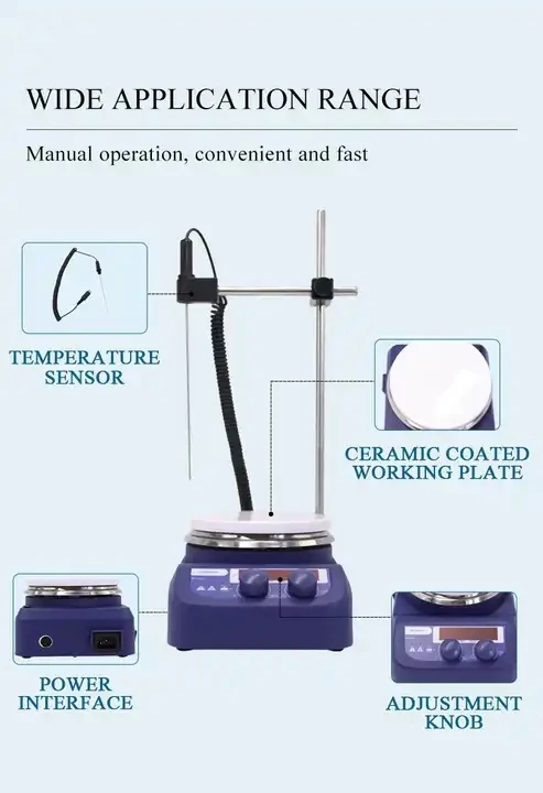 Ms-h280-pro 工業用ホットプレート加熱磁気攪拌機  - Magnetic Stirrer Hotplate のレビューと価格