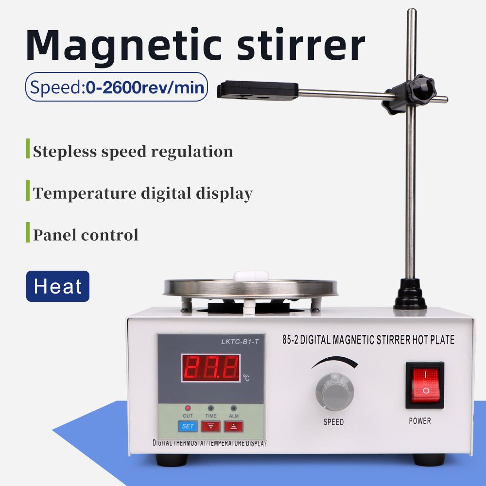 1L ホットプレート磁気スターラー 85-2 恒温ミキサー  - Magnetic Stirrer Hotplate のレビューと価格
